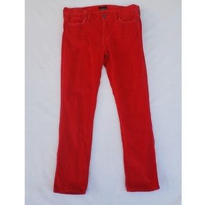MOTHER The Rascal Cuff Red Corduroy